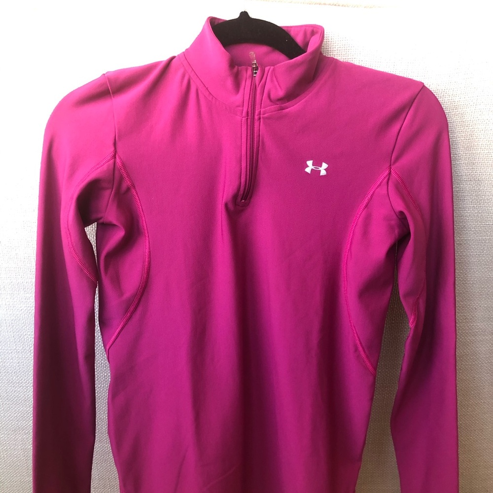 Under Armour - Women’s Long Sleeve- Pink-Small (S)